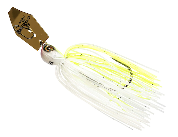 ZMAN CHATTERBAIT ELITE EVO 1/2 OZ CHARTREUSE/WHITE         