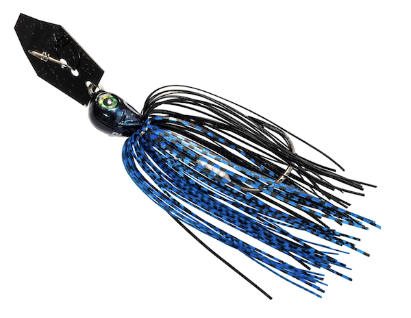 ZMAN CHATTERBAIT ELITE EVO 1/2 OZ BLACK/BLUE                - Z-Man