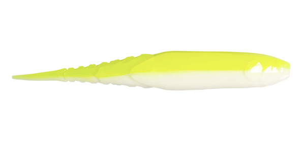 ZMAN CHATTERSPIKE 4.5" CHARTREUSE/WHITE 5 PACK             