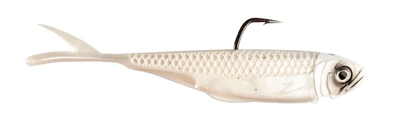 ZMAN GRAPH SHADZ 3.8" 1/4 OZ PEARL                          - Z-Man